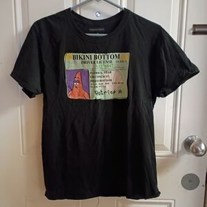 2/$10 SpongeBob SquarePants Patrick Star Bikini Bottom Driver's License Tee